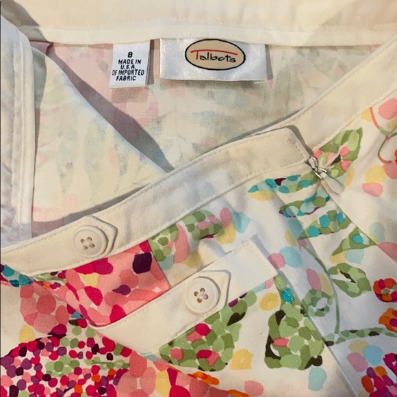 Talbots floral skirt - in spring colors - Picture 3 of 3